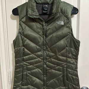 SOLD - The North Face Women's Green Quilted Vest